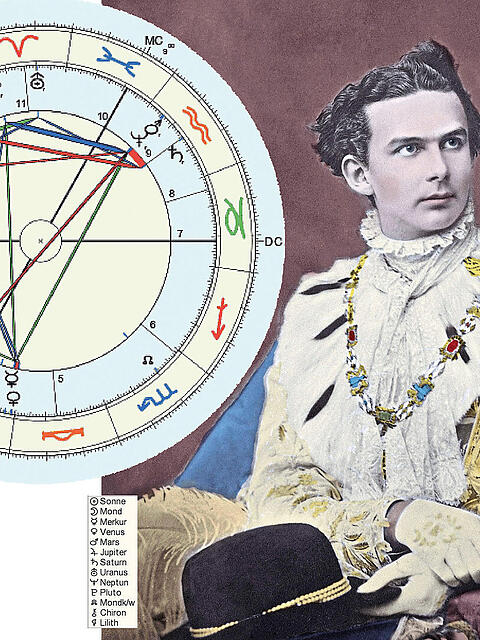 Am 25. August 1845 in Nymphenburg geboren: Ludwig war gerade erst 18, als er den Thron bestieg.