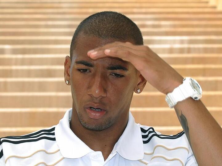 Jerome Boateng im Trainingslager der deutschen Mannschaft.