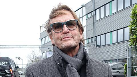 Peter Althof bei der Ankunft zur Aufzeichnung von "Ich bin ein Star - Holt mich hier raus! Das Nachspiel" im Februar.