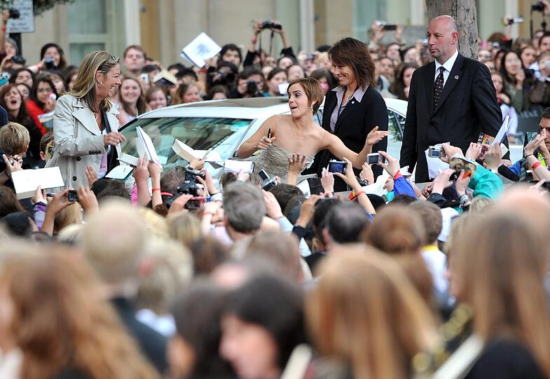 Jubel um die Harry-Potter-Premiere in London.