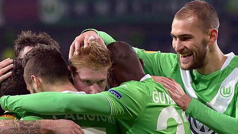 Mit einem Doppelpack machte De Bruyne den 3:1 (1:1)-Arbeitssieg des VfL im Achtelfinal-Hinspiel gegen Inter Mailand perfekt.