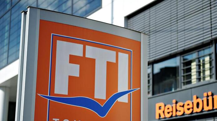 Das Logo des Reiseveranstalters FTI-Touristik.