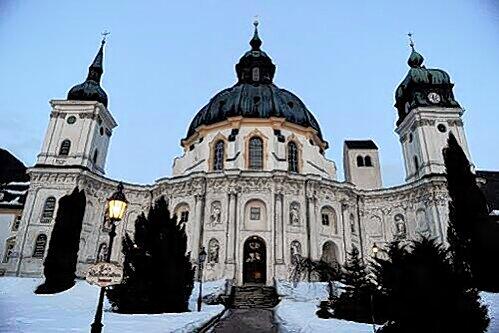Das Kloster Ettal bei Oberammergau