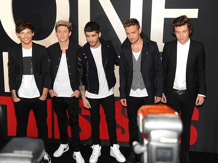 One Direction bei der Premiere ihres Films "One Direction: This Is Us"