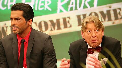 Dicke Luft unter Campern: Aurelio Savina (li.) und Walter Freiwald am Sonntagabend bei RTL