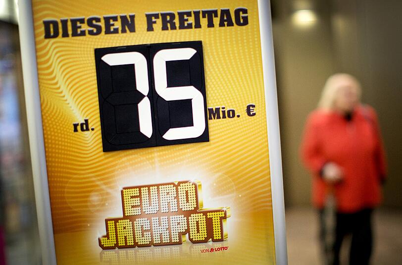 Am Freitag liegen 75 Millionen Euro im Eurojackpot-Topf