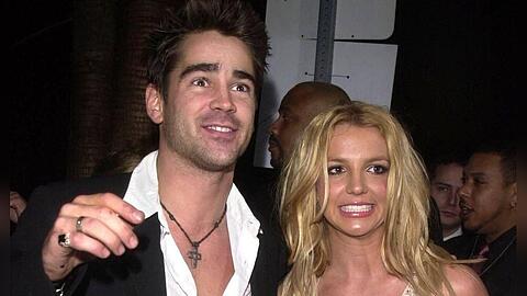 Britney Spears und Colin Farrell 2003 auf einer Filmpremiere in Hollywood.