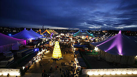 Ins Neue Jahr feiern auf dem Winter-Tollwood.
