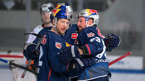 Der EHC  München fährt gegen Frankfurt den fünften Sieg in Serie ein.