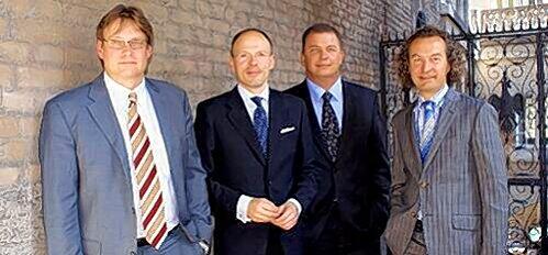Erwartungen an die Politik: Ralf Possinger, Andreas Eisele, Alexander Hofmann und Matthias Ottmann vom BFW Bayern.