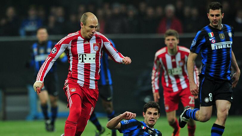 War für Inter nicht zu stoppen: Arjen Robben. War für Inter nicht zu stoppen: Arjen Robben.