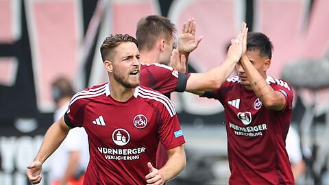 Lukas Schleimer war Aktivposten und Torschütze beim FCN.