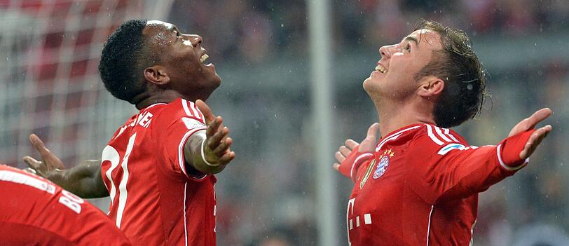 DAVID ALABA - NOTE 2 - Blüht mit Kumpel Ribéry an seiner Seite immer regelrecht auf. Schnell, trickreich, gut. Nur der Zug zum Tor muss noch besser werden.