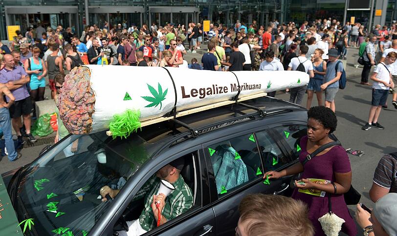 Bilder von der Hanfparade.