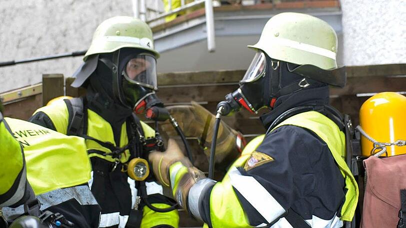 Brand in der Blütenstraße.