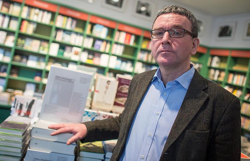 Michael Lemling in der Buchhandlung Lehmkuhl.