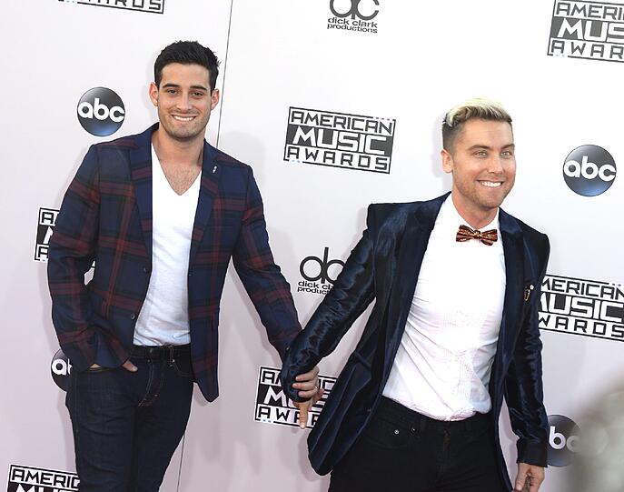 Lance Bass(r)mit verlobtem Michael Turchin