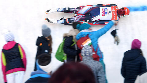 Auch Felix Loch ging bei der WM in Innsbruck leer aus.