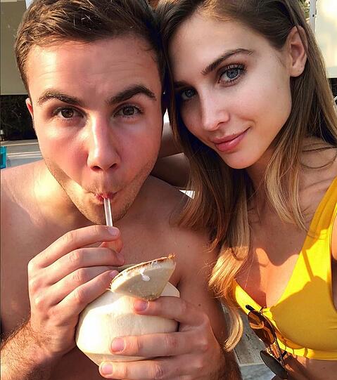 Mario Götze und Ann-Kathrin Brömmel