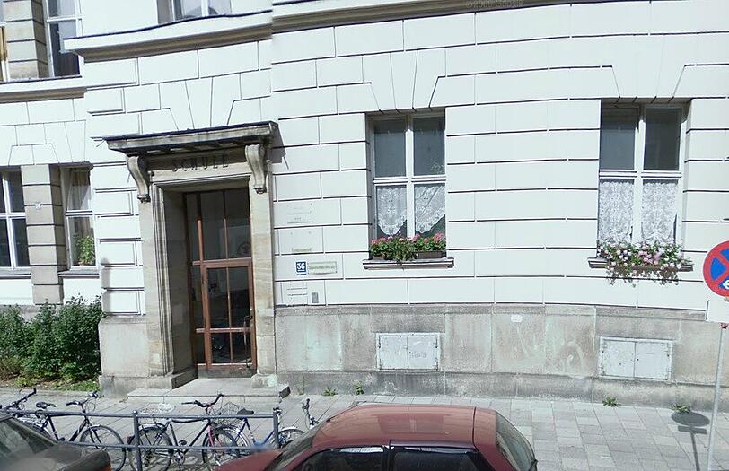 Die Bergmannschule in der Bergmannstraße 36.