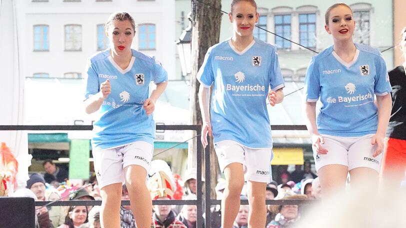Fußball ist in München auch an Fasching ein Thema.