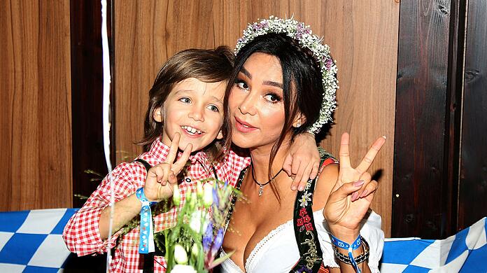 Verona Pooth mit Sohn Rocco: Wird aus dem neunjährigen Promi-Sohn auch mal ein TV-Star? (Archivbild)
