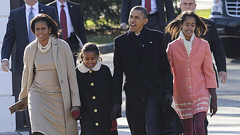 Die Obamas leben weitere vier Jahre im Weißen Haus.