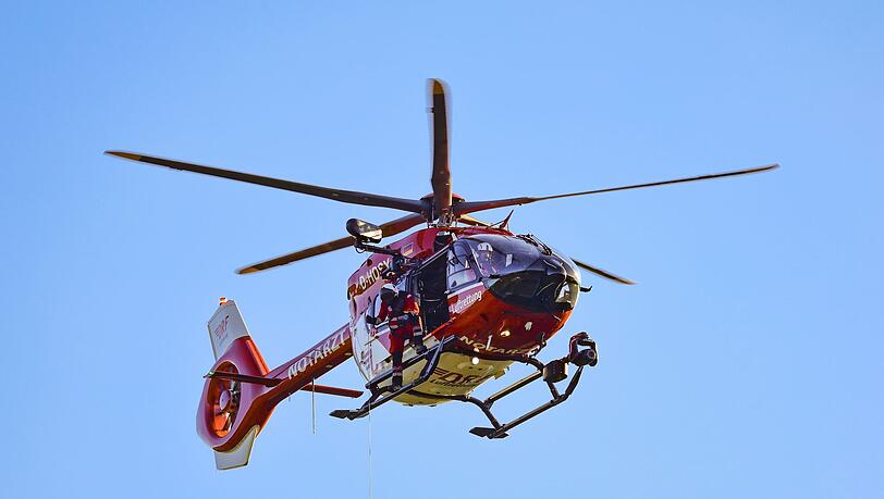 Nach beiden Unf&auml;llen waren Rettungshubschrauber im Einsatz. (Symbolbild)