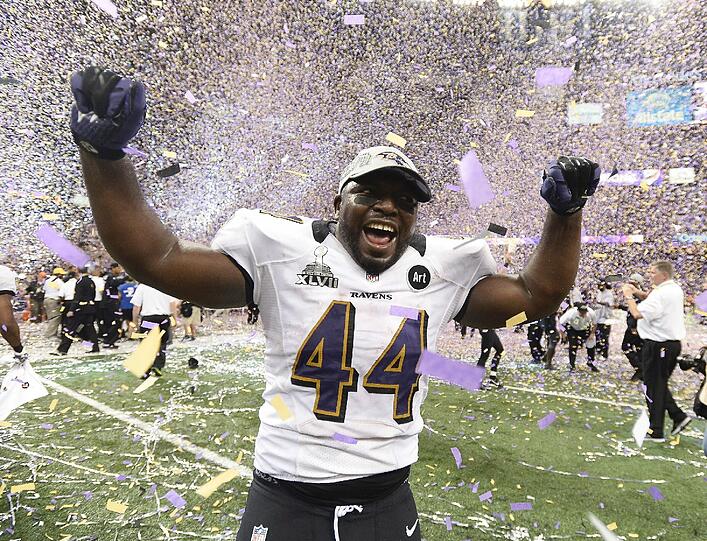 Die Footballer der Baltimore Ravens haben in New Orleans den Super Bowl gewonnen - und feiern ihren Sieg ausgiebig.