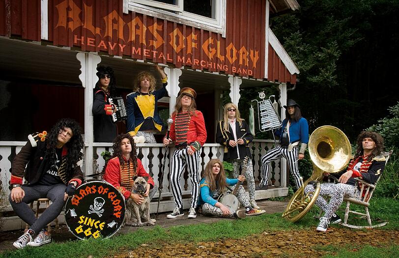 Highway to Hell&ldquo; auf dem Tollwood: Die Marching Band &bdquo;Blaas of Glory&ldquo; aus den Niederlanden zieht vom 2. bis 5. Juli über das Festivalgelände.