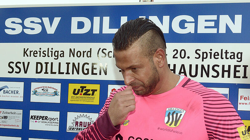 Tim Wiese konnte die Niederlage nicht verhindern - die Bilder von seinem Auftritt für den SSV Dillingen.