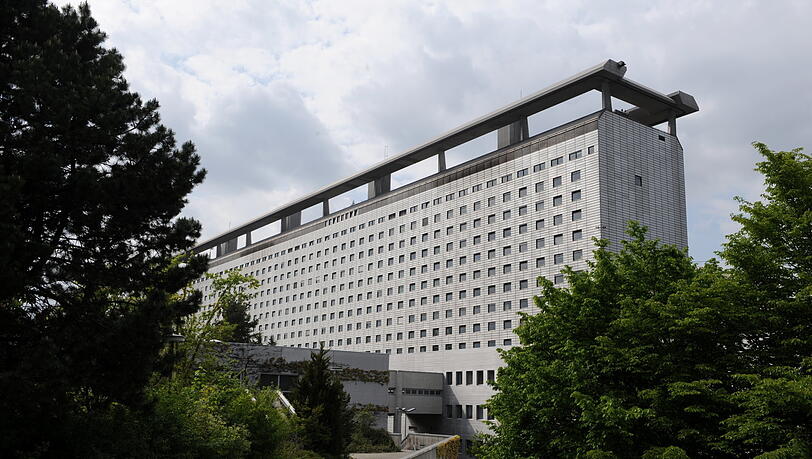 Das Hauptgebäude des Universitätsklinikums Großhadern.