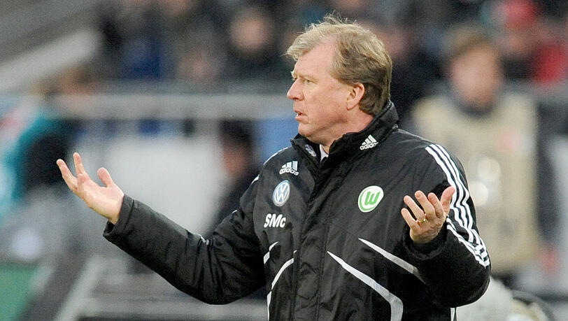 Steve McClaren steht mit leeren Händen da. Steve McClaren steht mit leeren Händen da.