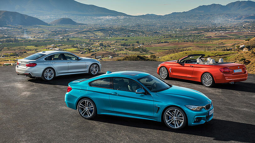 BMW frischt seine 4er-Familie mit einem Facelift auf.