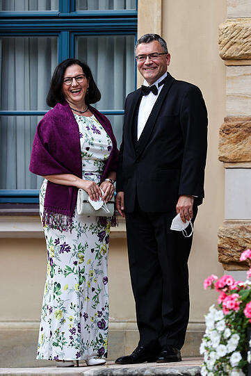 Staatskanzleichef Florian Herrmann (CSU) und seine Frau Renate.
