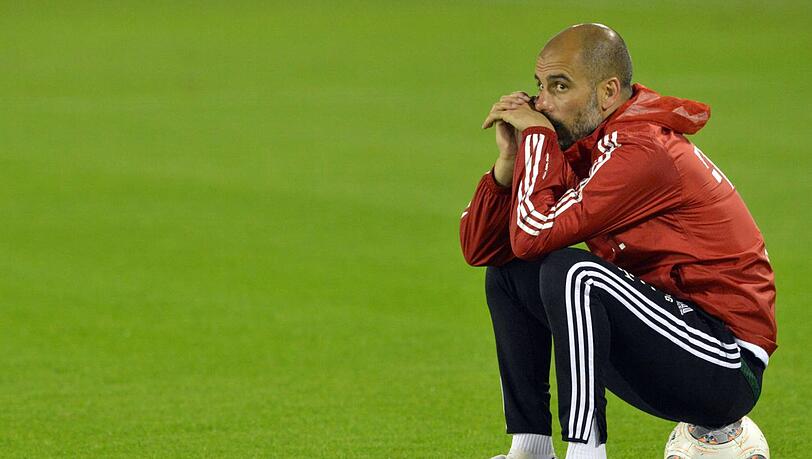 Hat schon wieder Verletzungssorgen: Pep Guardiola vom FC Bayern München. Hat schon wieder Verletzungssorgen: Pep Guardiola vom FC Bayern München.