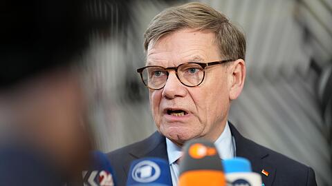 Hofft darauf, dass Ungarn seine Blockade schnell aufhebt: Deutschlands Au&szlig;enminister Johann Wadephul.