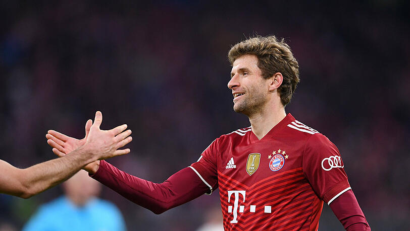Thomas Müller steuerte beim 1:0-Sieg des FC Bayern gegen Arminia Bielefeld einmal mehr eine Vorlage bei.