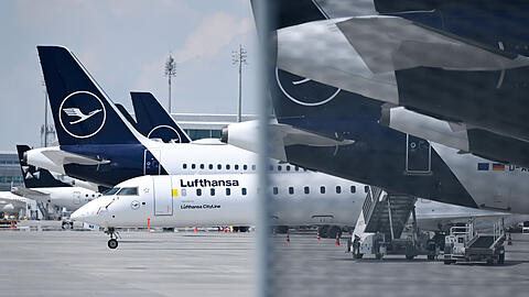 Flugzeuge der Lufthansa und der Lufthansa CityLine stehen am Flughafen M&uuml;nchen. (Archivbild)