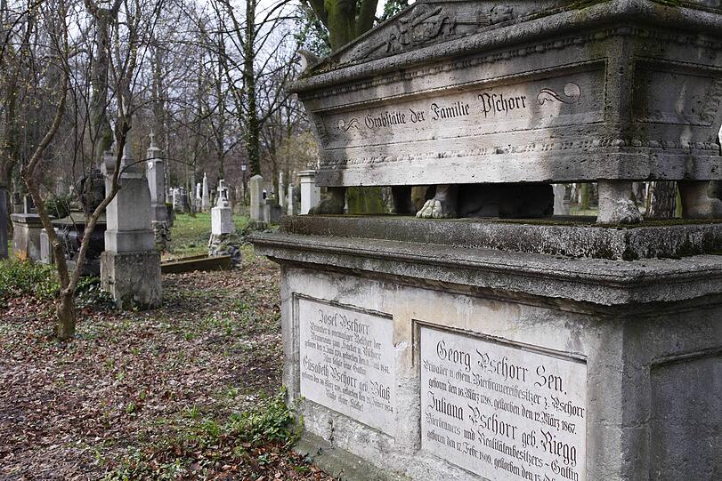 Das prächtige Familiengrab der Brauerfamilie Pschorr auf dem Alten Südlichen Friedhof in München. Das prächtige Familiengrab der Brauerfamilie Pschorr auf dem Alten Südlichen Friedhof in München.