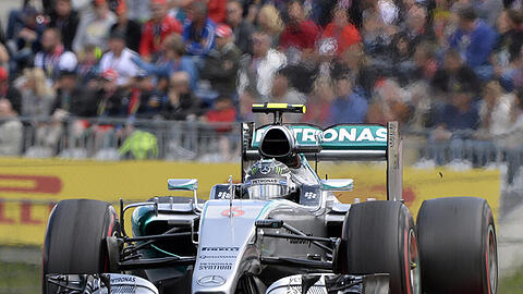 Nico Rosberg dominierte das Silverstone-Training.