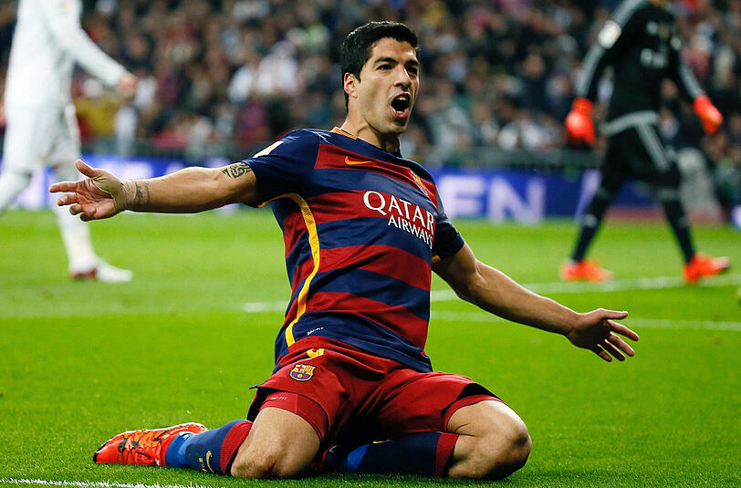 Hatte in dieser Saison schon oft Grund zu jubeln: Barca-Stürmer Luis Suarez.