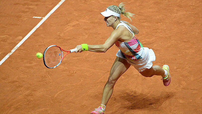 Nach 72 Minuten verwandelte Angelique Kerber ihren ersten Matchball. Nach 72 Minuten verwandelte Angelique Kerber ihren ersten Matchball.
