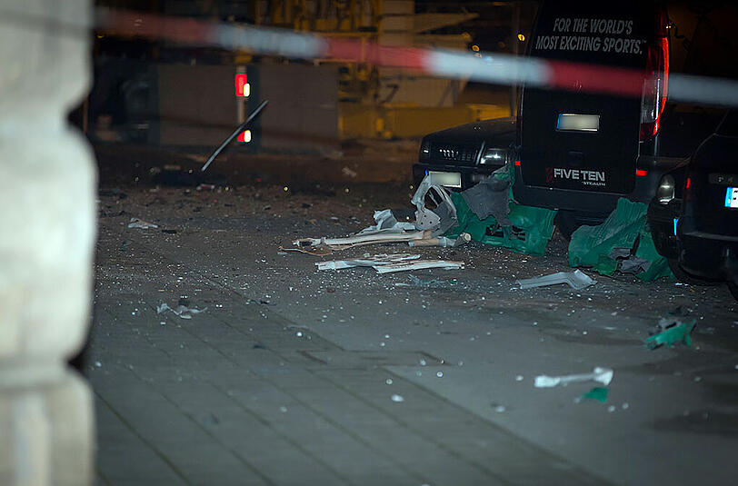 Die Dixi-Klo-Explosion sorgte in der Fürther Südstadt für Verwüstung und massive Schäden. Die Bilder vom Tatort.