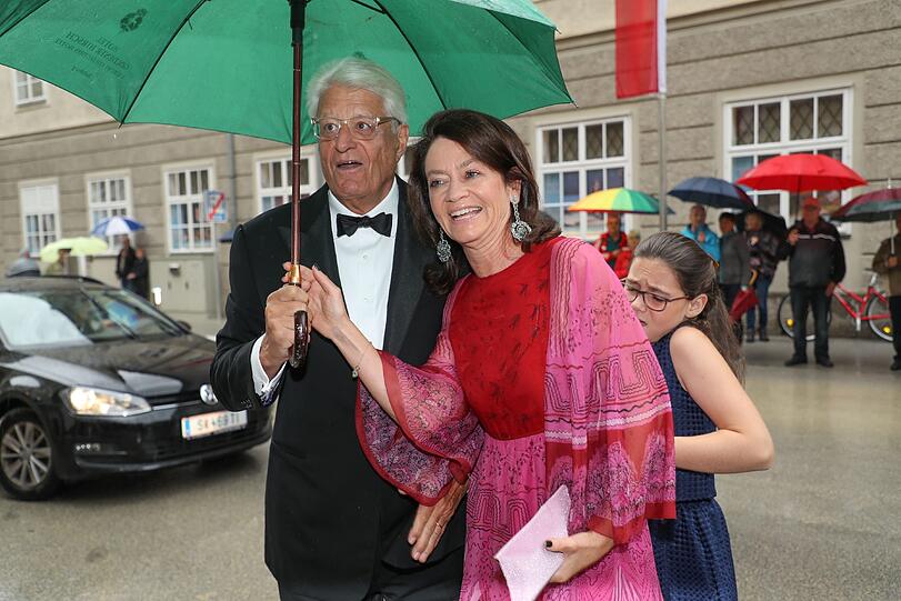 Unternehmer Gert Rudolf "Muck" Flick und seine Frau Corinne Flick.
