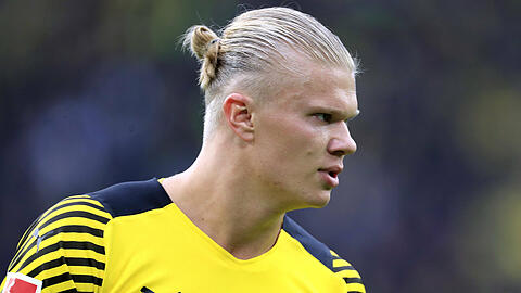 Erling Haaland feierte am Samstag nach verletzungsbedingter Pause sein Comeback.