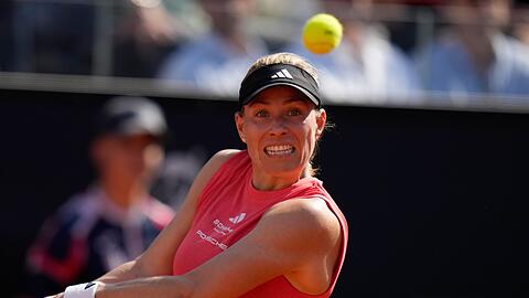 Angelique Kerber musste sich Iga Swiatek in Rom geschlagen geben.