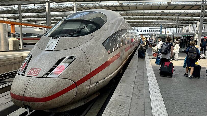 Ein ICE im Münchner Hauptbahnhof.