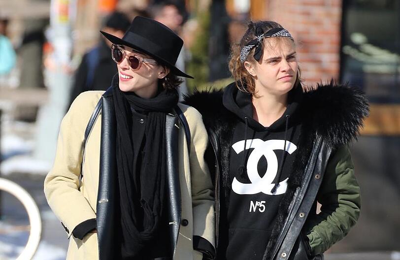 Cara Delevingne und ihre Freundin St. Vincent