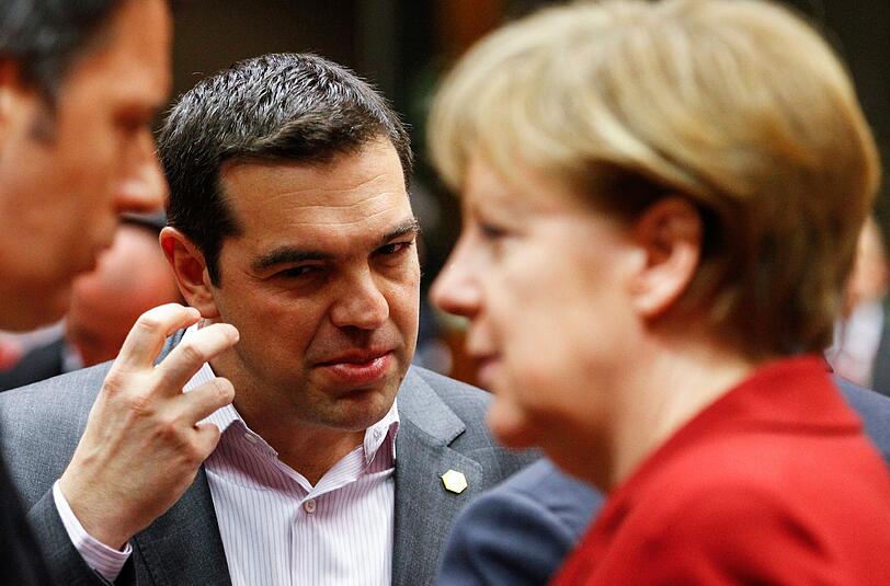 Holt Angela Merkel beim ersten Besuch von Griechenlands Premier Alexis Tsipras die dunkle Vergangenheit der Nationalsozialisten ein?